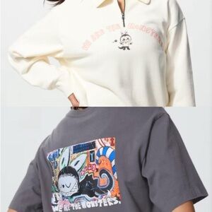 Uniqlo Labubu Bundle
XL sweatshirt and L T-Shirt with Stickers